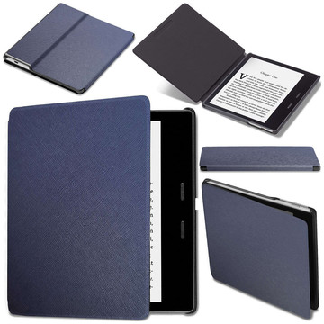 Alogy Slim Leather Smart Case for Kindle Oasis 2/3 Navy Blue