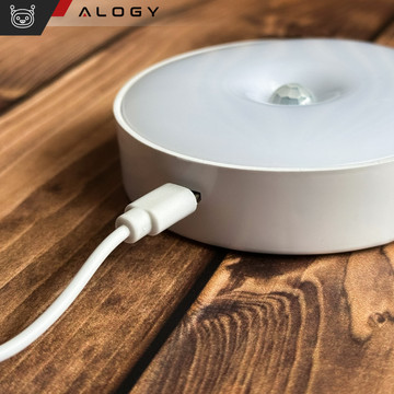 Lampa LED pohybový senzor soumrak noční lampa Alogy Sensor Light Bezdrátové osvětlení nábytku Bílé světlo 6000k