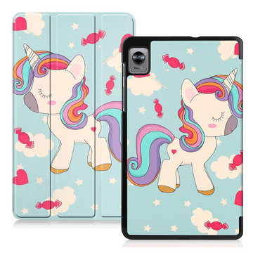 Klapphülle Alogy Book Cover für Realme Pad Mini 8.7 Unicorn Glass