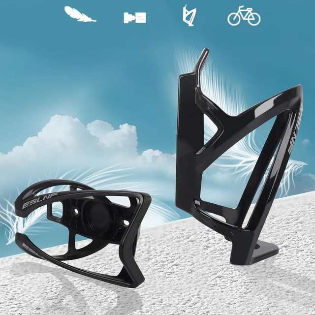 Koš na láhev na vodu, pití, voda, držák na kolo, univerzální držák na láhev, s prostorem pro Airtag, černá