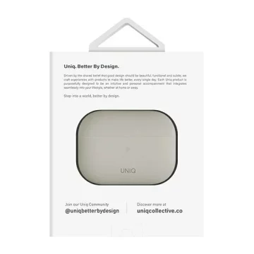 Protective case for UNIQ earphones cover Lino AirPods Pro 2 gen Silicone beige/beige ivory