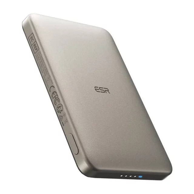 ESR Qi2 MagSlim 5000mAh 15W magnetická powerbanka Sand