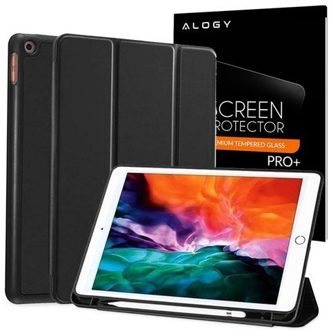Alogy Smart Pencil Case pro Apple iPad 10.2 2019/2020/2021 7/8 / 9Gen Black Alogy Glass