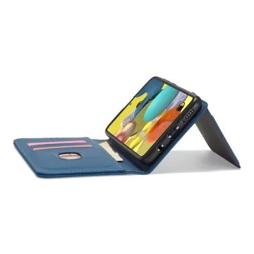 Pouzdro na magnetické karty pro Xiaomi Redmi Note 11 Pro Pouch Card Wallet Card Holder Blue