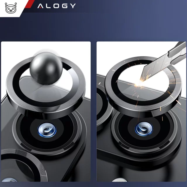 Alogy Lens Protector PRO Schutzhülle Glas für Samsung Galaxy S24 Ultra Kameraabdeckung Objektiv Kameralinsen