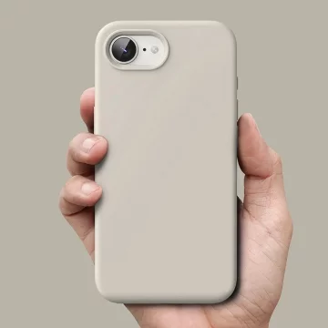 Silikonový magnetický pouzdro MagSafe pro iPhone 16e, kamenný