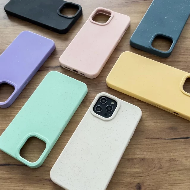 Etui Eco Case do iPhone 14 Plus Miętowozielone Degradowalne Silikonowe Pokrowiec