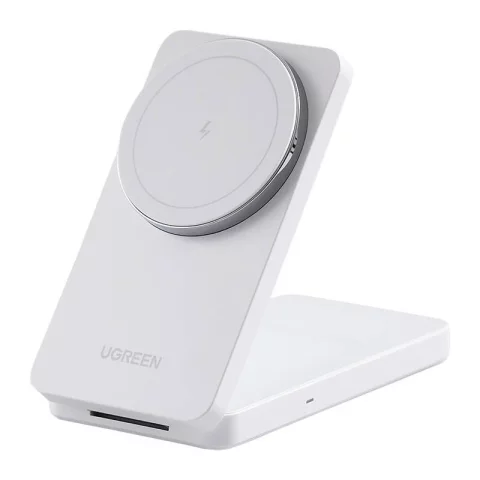 Ugreen W528 20W MagSafe 2in1 Wireless Charger iPhone AirPods White