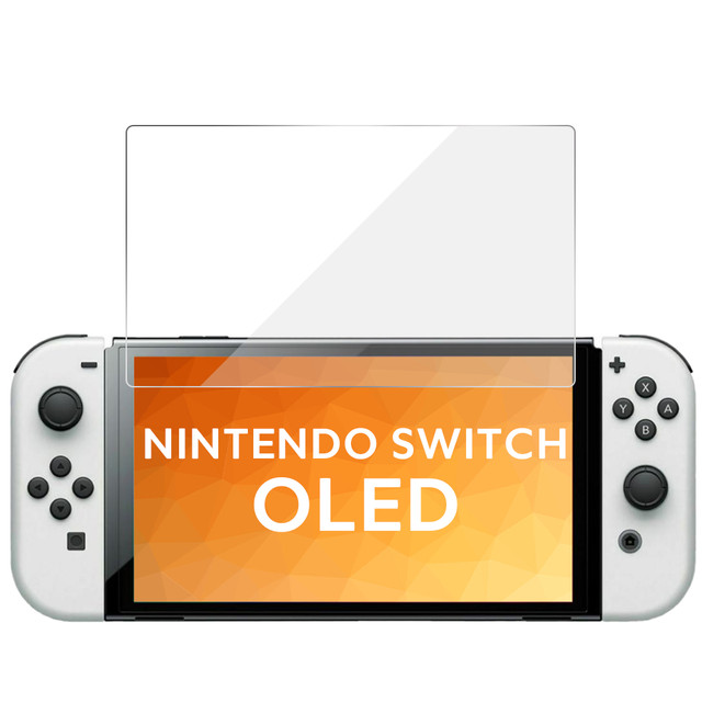 9H Alogy tempered glass screen protector for Nintendo Switch OLED