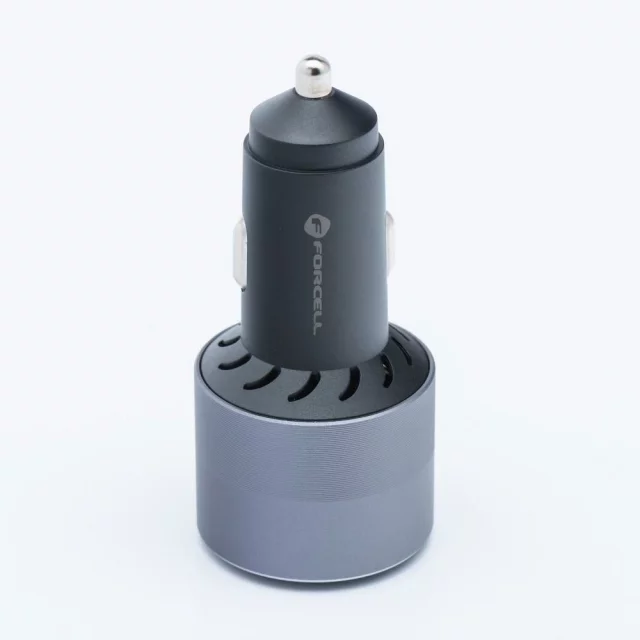 Forcell Car Charger 85W 2xUSB-C USB-A Fast Charging