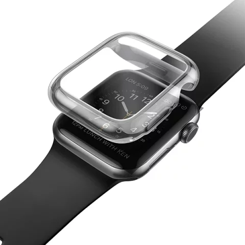 Ochranné pouzdro UNIQ Garde pro Apple Watch Series 4/5/6/SE 44mm šedé/kouřově šedé
