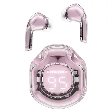Acefast T8 Bluetooth TWS wireless headphones pink