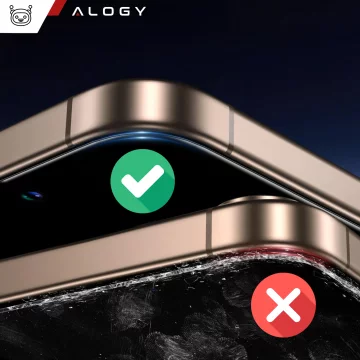 3-in-1 Hybrid-Glashüllen-Set für Apple iPhone 16 Pro: Schutzhülle mit Hybrid-MagSafe-Funktion und Linsenschutz, 2x Displayschutzfolie aus gehärtetem Glas, Alogy 3-in-1 Hüllen-Set, Marineblau