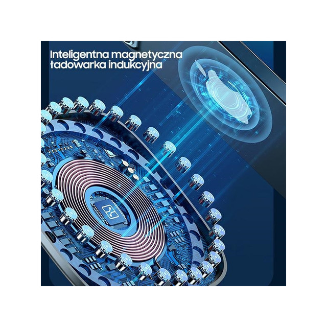 USAMS Ładowarka indukcyjna US-CD159 magnetic W1 15W Extra-thin iPhone 12 series czarny/black CD159DZ01