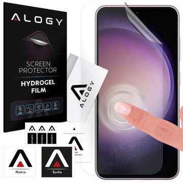 Hydrogelová fólie pro Samsung Galaxy S24/ S23 / S22 / S21 / S20 / S10 / S9 / S8 / Plus / Ultra / FE Ochranná fólie na displej telefonu Alogy Hydrogelová fólie