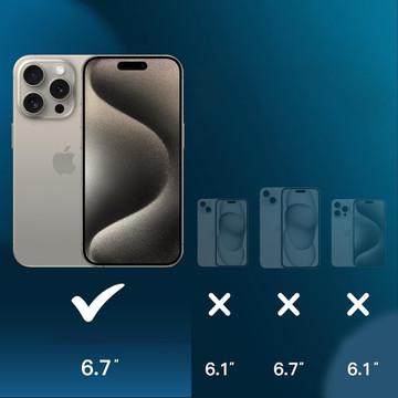 Szkło Hartowane do Apple iPhone 15 Pro Max Hofi Glass PRO+ Black