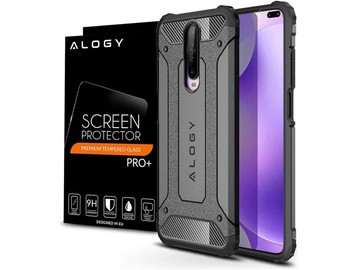 Pouzdro Alogy Hard Armor pro Xiaomi Redmi K30 / Poco X2 šedé sklo Alogy