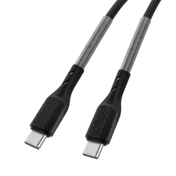 Kabel USB-C – USB-C 100W Forcell F-Energy Carbon 1 m CB-04C czarny