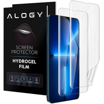 2x Alogy Hydrogel Film Hydrogel Film Ochranný kryt telefonu pro Apple iPhone Xr