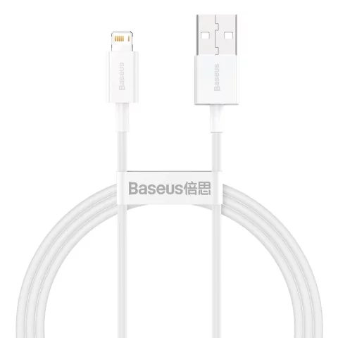 Baseus Superior USB kabel - Lightning 2,4A 1 m bílý (CALYS-A02)