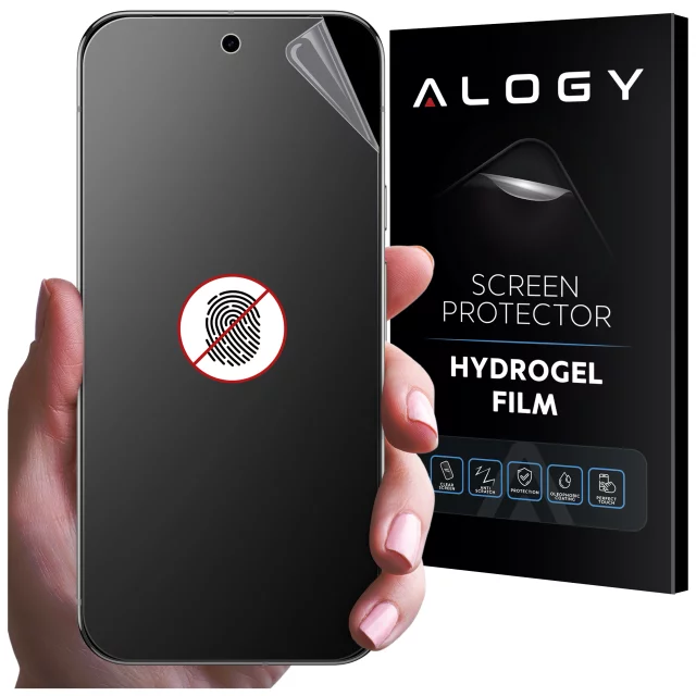 Folia "MATOWA" do Google Pixel 9 Pro XL Hydrożelowa Alogy HydroSkin Matte Pro™ na ekran do etui "BEZ ODCISKU PALCÓW"