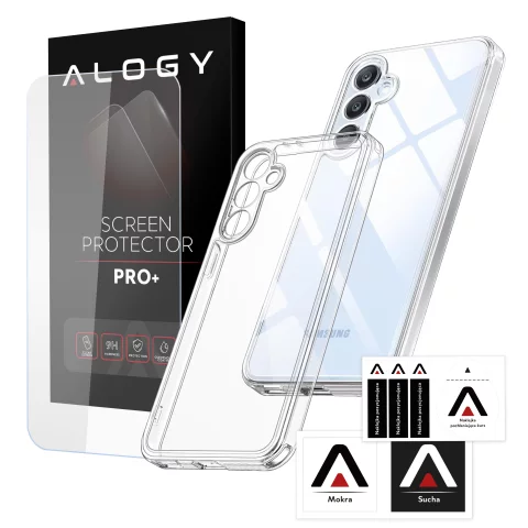 Hülle für Apple iPhone 16 Pro Max Alogy Anti-Shock Hybrid Case für MagSafe Transparent