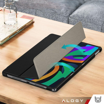 Etui do Lenovo Tab K11 / K11E 11” M11 10.95" TB330FU / TB330XU / TB331FC Book Case Cover z klapką obudowa futerał pokrowiec Alogy Czarne