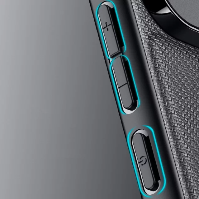 Pouzdro Dux Ducis Fino pro kryt Xiaomi 13 Pro se silikonovým rámečkem šedé barvy