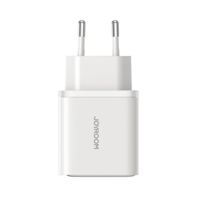Joyroom USB-C / USB-A 30W Network Charger - White