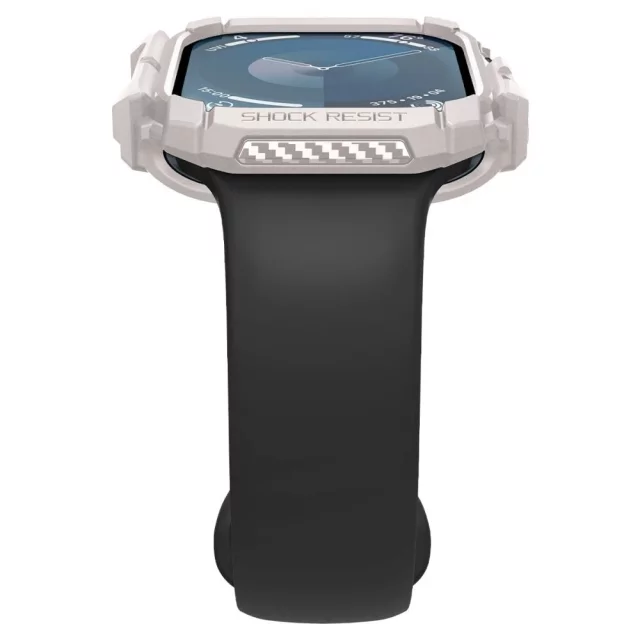 POUZDRO PRO APPLE WATCH 10 (46MM) BÉŽOVÉ DUNE BÉŽOVÉ SPIGEN RUGGED ARMOR PRO