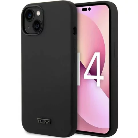 Tumi Liquid Silicone Hardcase für iPhone 14 Plus schwarz/schwarz