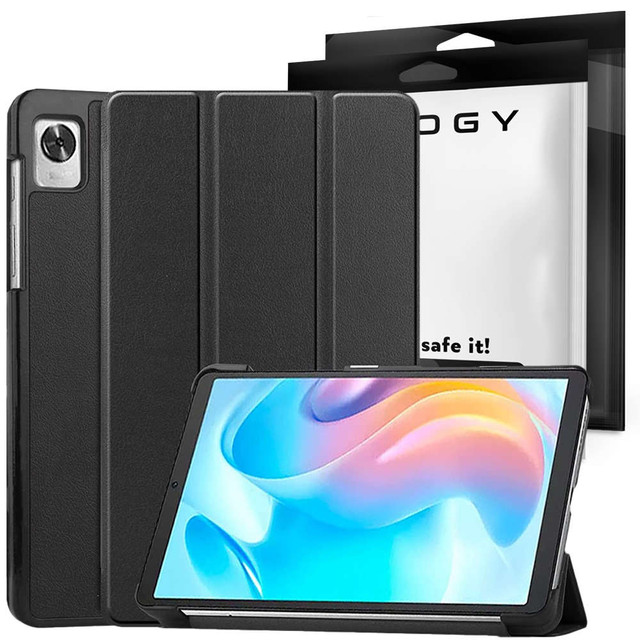 Flipové pouzdro Alogy Book Cover pro Realme Pad Mini 8.7 Black Glass