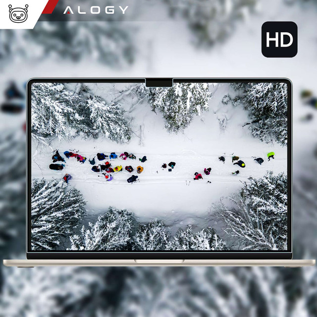 Matná ochranná fólie na displej pro MacBook Air 15 2023 M2 A2941 15,3" Alogy Screen Protect Film s filtrem Anti Blue