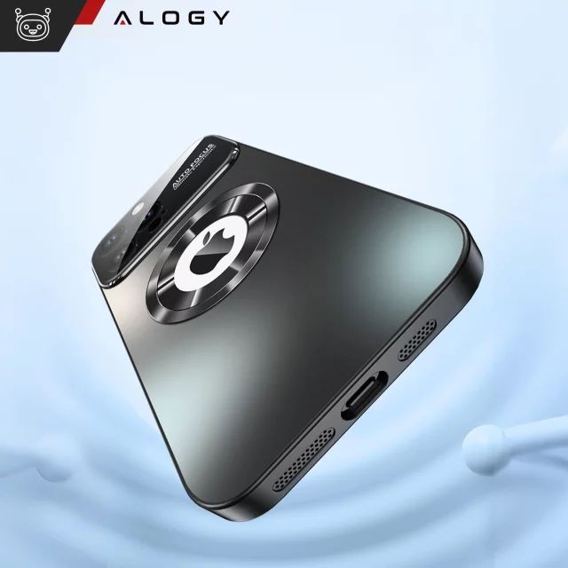 Etui do Apple iPhone 16 Pro obudowa Alogy MagSafe LuxeShield™ Case z ochroną obiektywów do MagSafe Graphite Black