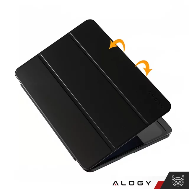 Glass Case for Xiaomi Mi Pad 6 / 6 Pro 11" 2023 Tablet Case Alogy Book Cover Case Black Free Stylus