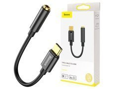 Adapter Baseus L54 USB-C Typ C auf Miniklinke 3,5 mm Audio schwarz