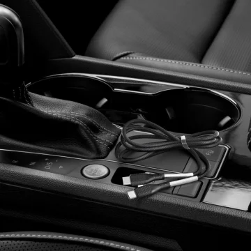 Kabel USB-C – USB-C 100W Forcell F-Energy Carbon 1 m CB-04C czarny