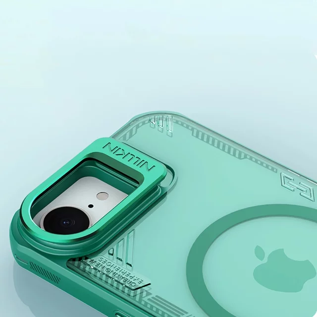 iPhone 16e Case Nillkin Iceblade MagSafe Stand Green