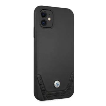 Etui BMW BMHCN61RSWPK für Apple iPhone 11/ XR Hardcase Leder perforiert