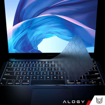Protective Overlay Alogy Silicone Keyboard Cover for Apple Macbook Air 13 M1 2019-2020 Transparent