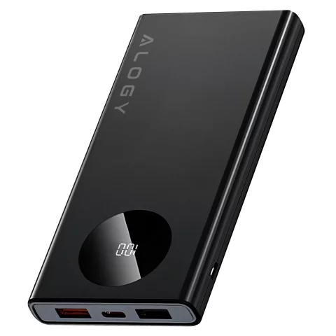 PowerBank Alogy TurboCharge 120W PD PowerDelivery fast charging 10000mAh 2x USB-A 1x USB-C Black