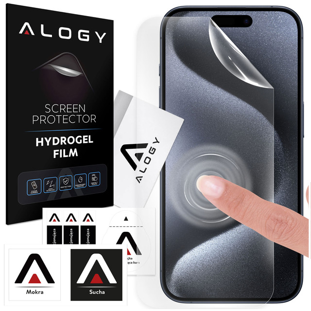 Hydrogel Film for Apple iPhone X XR 11 12 13 14 15 PRO MAX MINI PLUS Phone Screen Protector Alogy Hydrogel Film