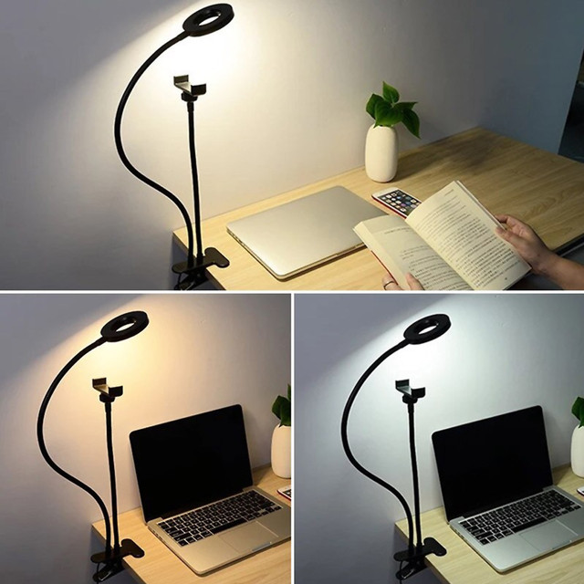 Photographic Alogy LED Selfie Ring Light Phone Holder Black