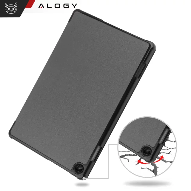Tablet-Hülle für Lenovo Tab M10 3gen 3 GEN 10.1 2022 TB328FU TB328XU Gehäuse Case Alogy Book Cover Grau