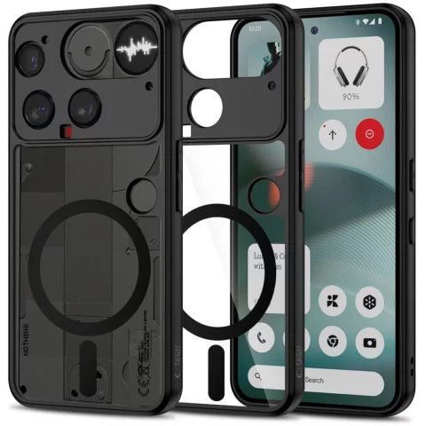 Etui do Nothing Phone 3 Tech-Protect MagMat MagSafe Black/Clear