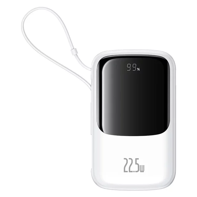 Powerbank Baseus Qpow Pro+ 10000mAh USB-C 22.5W Biały