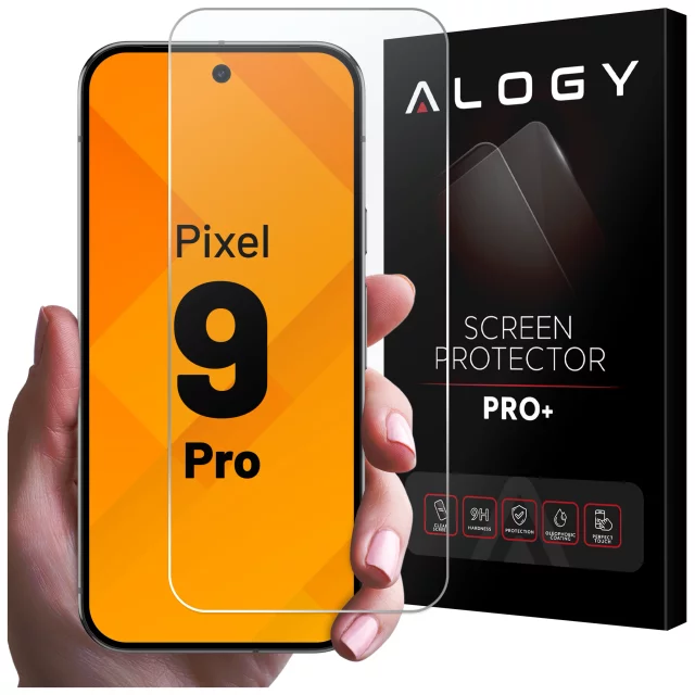 Gehärtetes Glas für Pixel 9 Pro Displayschutzfolie 9H Alogy Heavy Pro™️