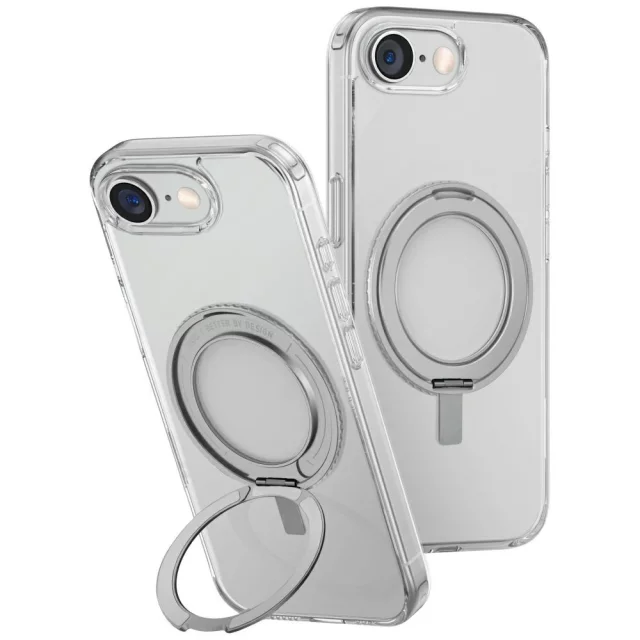 Etui UNIQ Swivix 360 Rotating Kickstand do iPhone 16e – bezbarwne