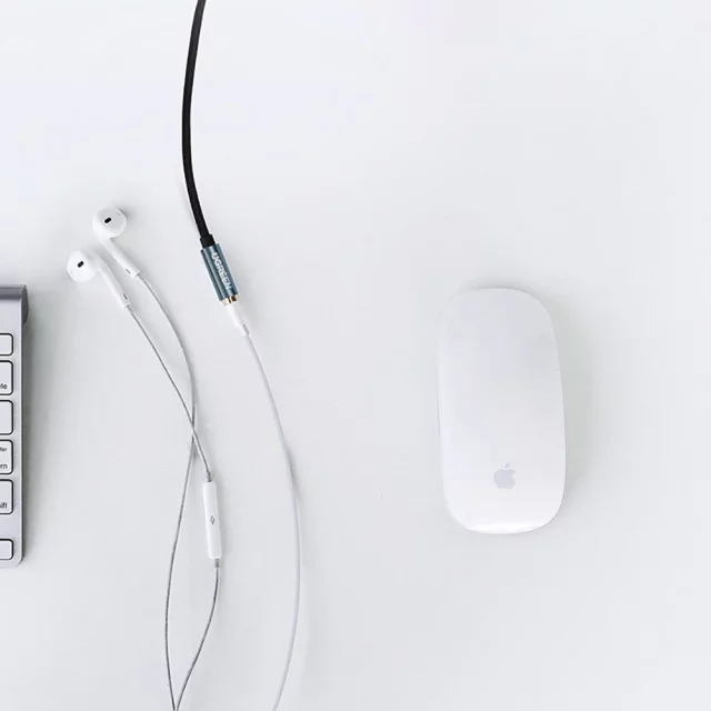 UGREEN cable to AUX mini jack extension adapter 3.5 mm 1.5 m blue (AV118)