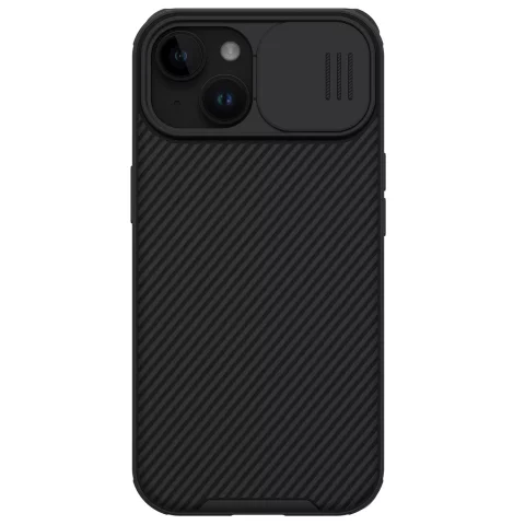 Pancerne etui Nillkin CamShield Pro Magnetic Case do iPhone 15 Plus z osłoną na aparat - czarne